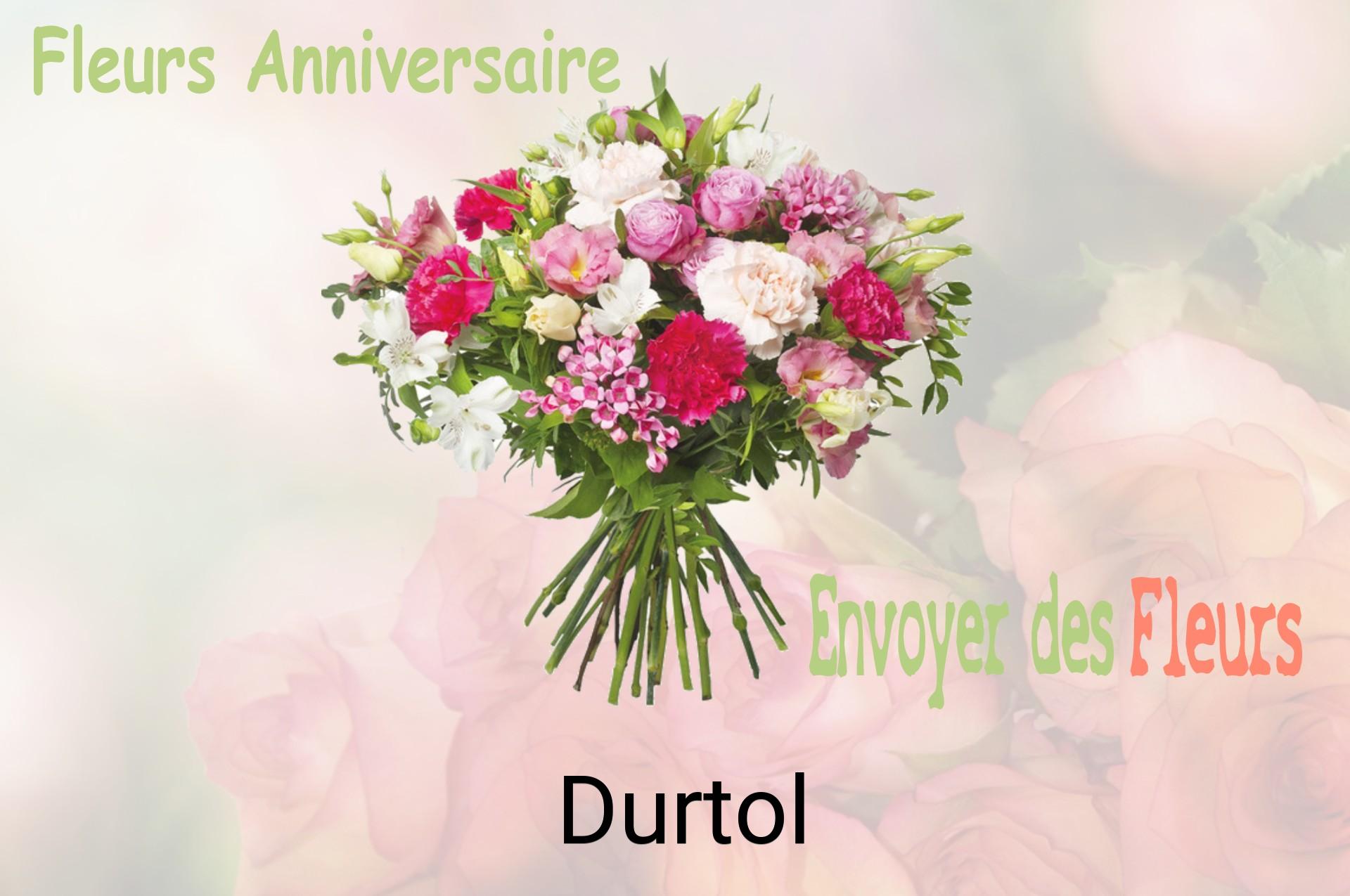 Bouquet de fleurs d’anniversaire livré à Durtol