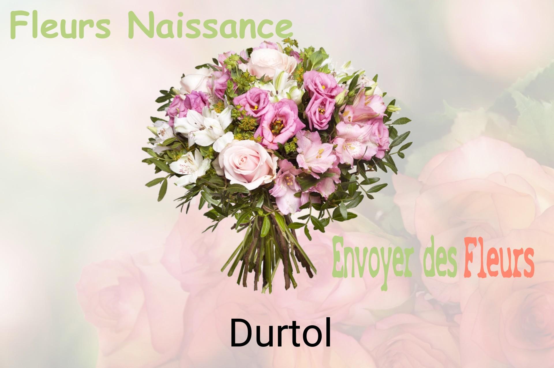 Bouquet de fleurs de naissance livré à Durtol